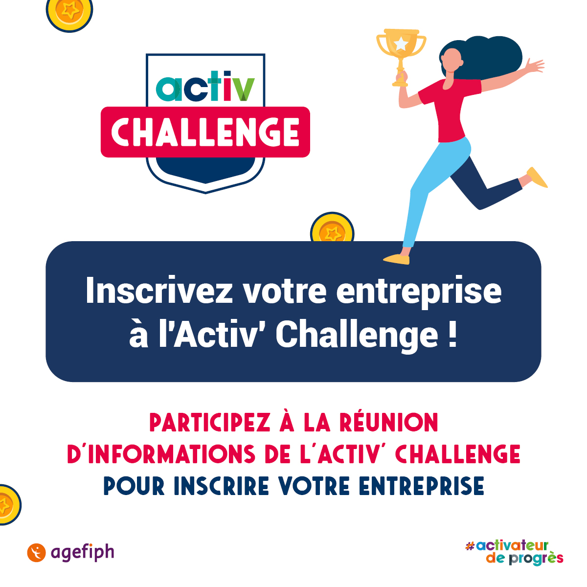 Inscrivez votre entreprise à l'ActivChallenge