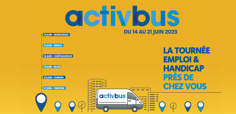Illustration des dates de la tournée de l'ActivBus