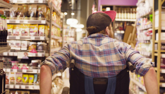 Handicap et supermarché