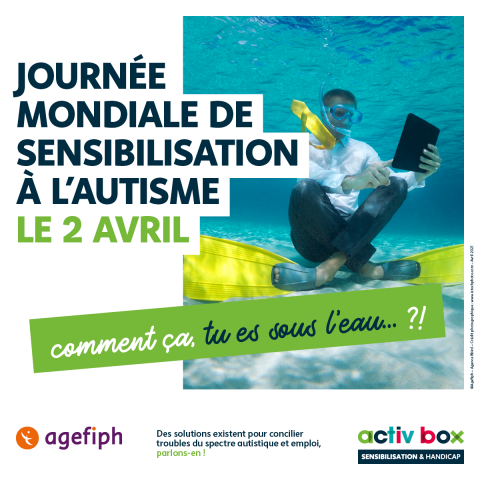 journée mondiale de sensibilisation à l'autisme visuel réseaux sociaux  