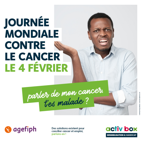 journée mondiale contre le cancer visuel réseaux sociaux 