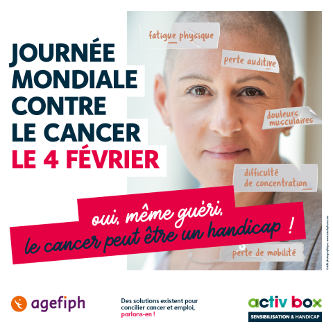 journée mondiale contre le cancer visuel réseaux sociaux 