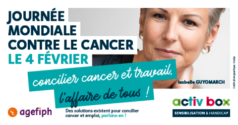 journée mondiale contre le cancer visuel réseaux sociaux