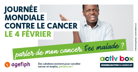 journée mondiale contre le cancer visuel Réseaux sociaux