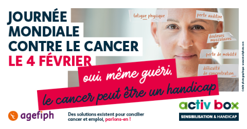 journée mondiale contre le cancer visuel réseaux sociaux 