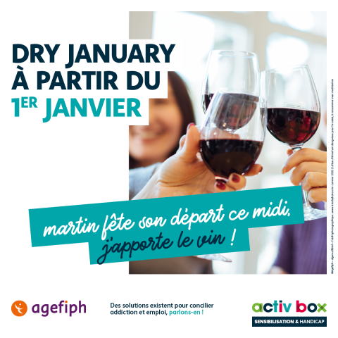 Dry january à partir du 1er janvier, Martin fête son départ ce midi, j'apporte le vin !