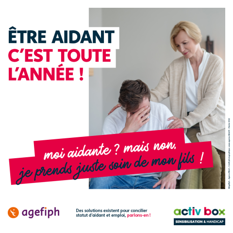 Etre aidant c'est toute l'année ! moi aidante ? mais non, je prends juste soin de mon fils !