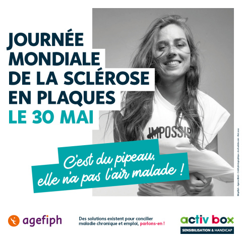 Journée mondiale de la sclérose en plaque le 30 mai C'est du pipeau, elle n'a pas l'air malade !  