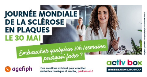 Journée mondiale de la sclérose en plaque le 30 mai Embaucher quelqu'un 20h/semaine, pourquoi faire ? 