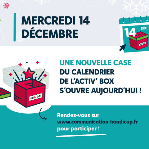 Le Calendrier de l'Activ'Box - Mercredi 14 décembre ! 