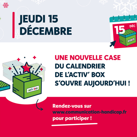 Le Calendrier de l'Activ'Box - Jeudi 15 décembre ! 