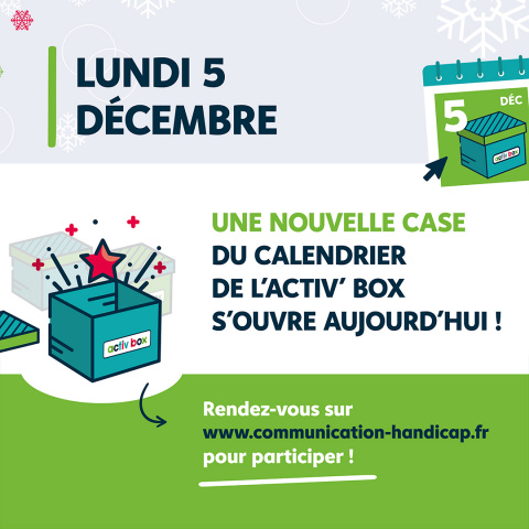 Le Calendrier de l'Activ'Box - Lundi 5 décembre ! 