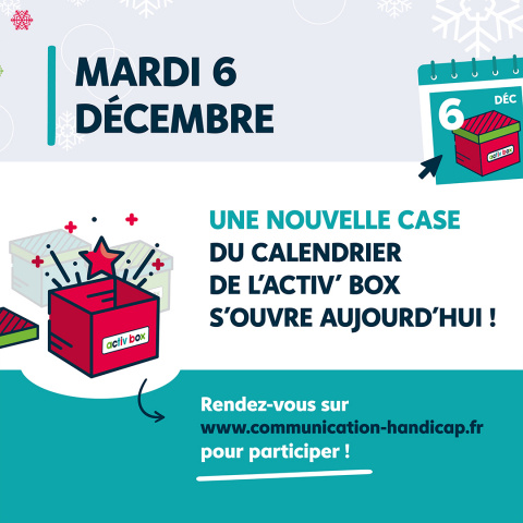 Le Calendrier de l'Activ'Box - Mardi 6 décembre ! 