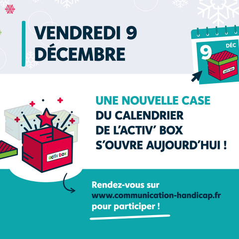 Le Calendrier de l'Activ'Box - Vendredi 9 décembre ! 