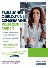 EMBAUCHER QUELQU’UN 20H/SEMAINE, POURQUOI FAIRE ? Une personne atteinte d’une maladie chronique peut avoir besoin de travailler à mi-temps, mais cela ne veut pas dire qu’elle ne fera rien ou qu’elle sera moins compétente ! Il suffit simplement d’adapter les missions sur le temps de travail prévu. Communiquer avec la personne concernée reste le meilleur moyen de savoir comment aménager au mieux son poste de travail.