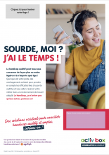 SOURDE, MOI ? J'AI LE TEMPS