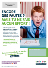 Encore des fautes ? Mais tu ne fais aucun effort ! 