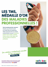 Les TMS médaille d'or des maladies professionnelles ! 