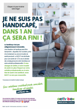 Je ne suis pas handicapé, dans 1 an ça sera fini ! 