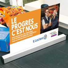 Stop caisse Leclerc