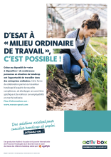 Affiche - D'esat à "milieu ordinaire de travail", c'est possible ! 