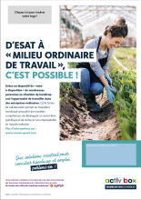 Affiche - D'esat à "milieu ordinaire de travail", c'est possible ! 