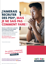 Affiche - J'aimerais recruter des psh*, mais je ne sais pas comment faire ! 