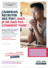 Affiche - J'aimerais recruter des psh*, mais je ne sais pas comment faire ! 