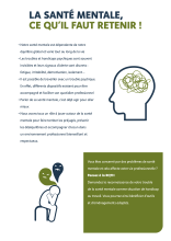 Flyer : La santé mentale, ce qu’il faut retenir !