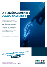 Visuel de l'affiche IA + aménagements : combo gagnant !