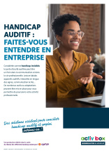 Visuel de l'affiche Handicap auditif : faites-vous entendre en entreprise